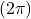 ( 2\pi )